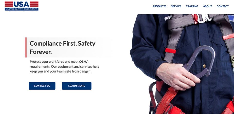 StoryBrand Website Example United Safety Associates