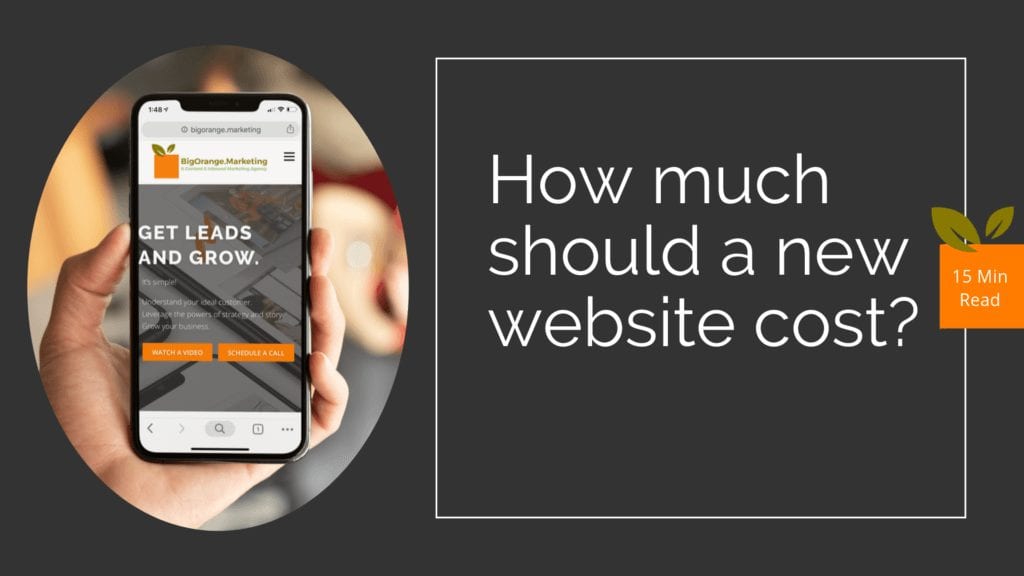 How much should a new website cost?