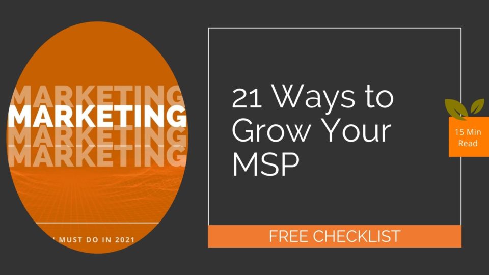 MSP Marketing Ideas