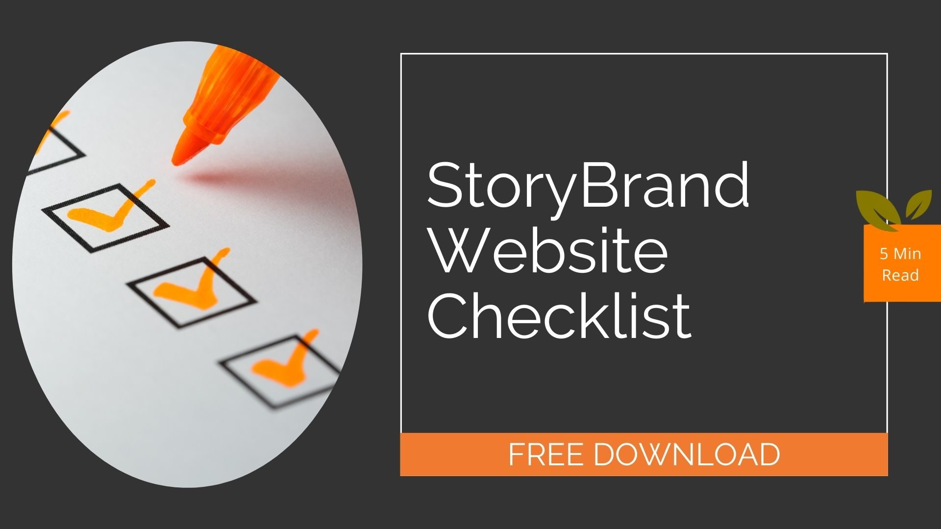 StoryBrand Website Checklist Graphic