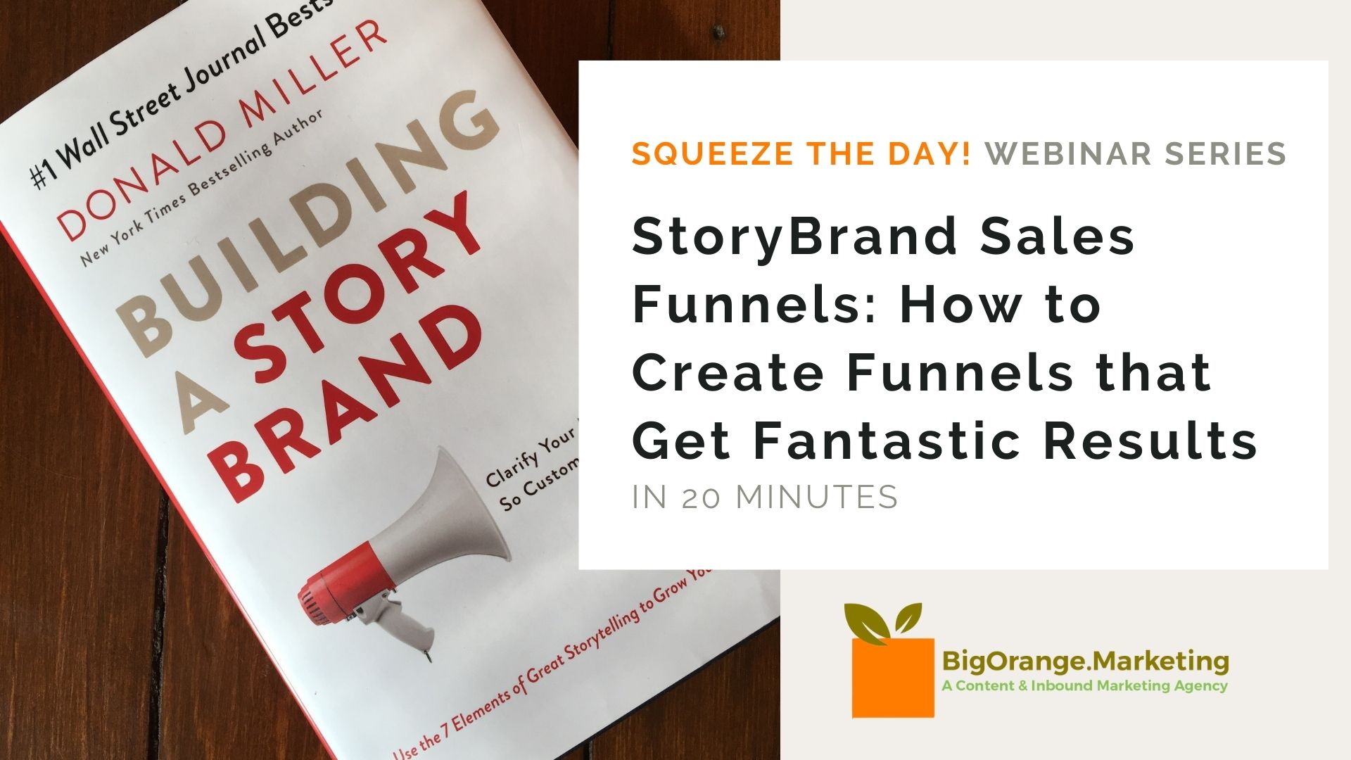 Webinar: Marketing Webinar StoryBrand Sales Funnels
