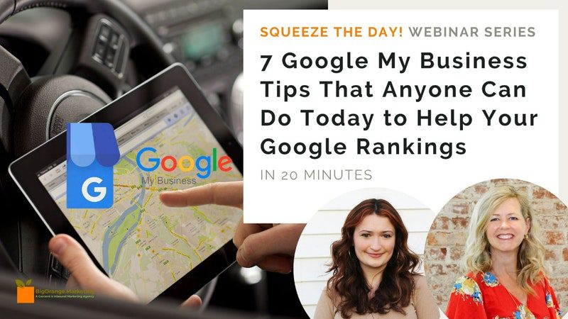 Google My Business Tips Webinar