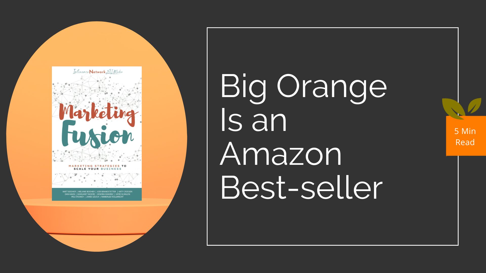 Big Orange is an Amazon Best-Seller