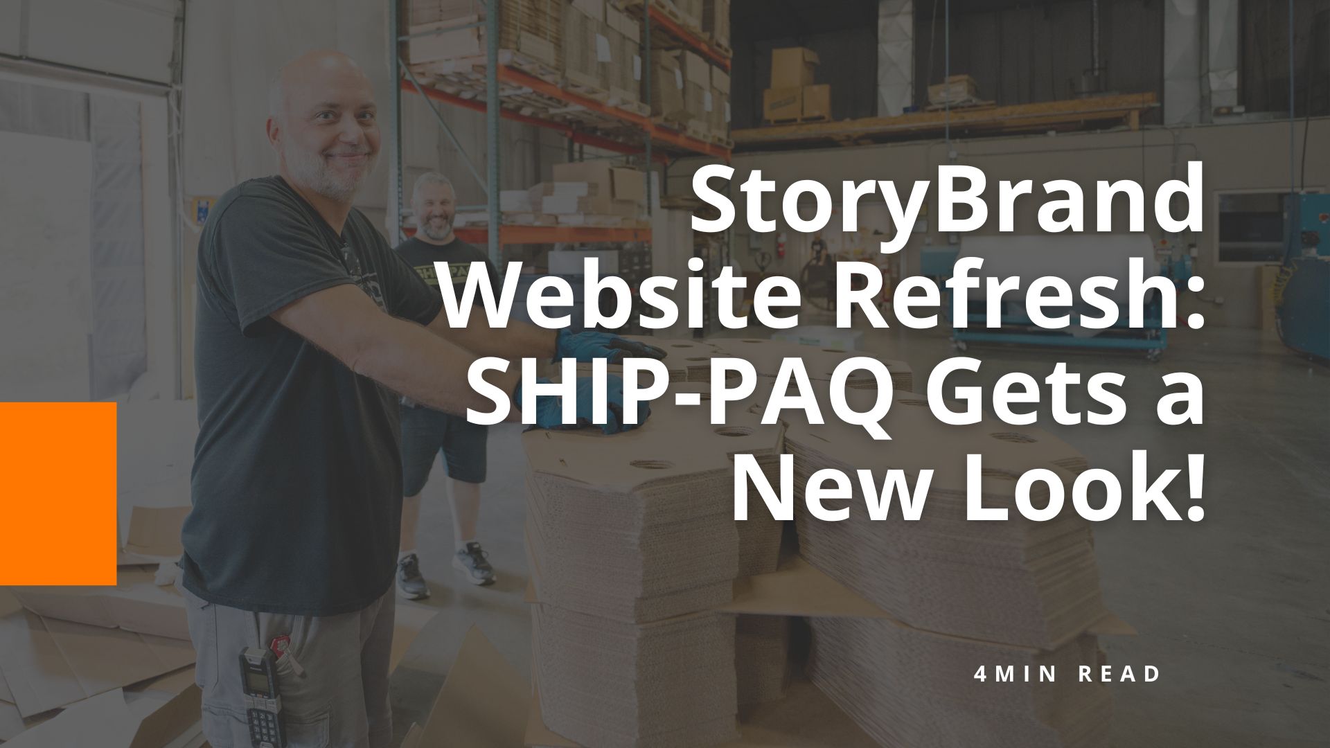 New StoryBrand Website Launch Your Go-To Shipping Supplies Source -BigOrange Marketing